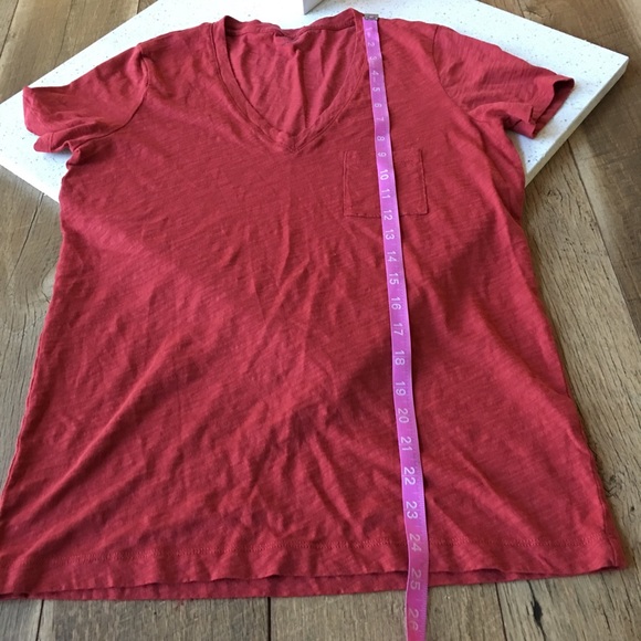 Madewell pocket v neck t shirt small s - Picture 4 of 5